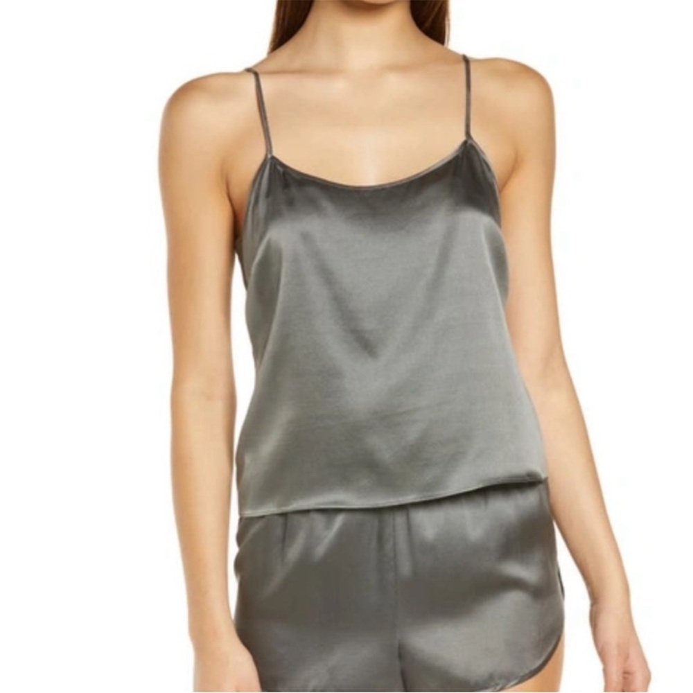 Skims stretch silk cami sleep tank